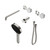 Serenity Progressive Shower System With Spout With Carrara Handle And Hand Shower Trim Kit Only Brushed Nickel