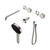 Serenity Progressive Shower System With Spout With Rome Travertine Handle And Hand Shower Trim Kit Only Brushed Nickel