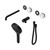 Serenity Progressive Shower System With Spout With Arabescato Corchia Handle And Hand Shower Trim Kit Only Matte Black