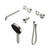 Serenity Progressive Shower System With Spout With Metal Handle And Hand Shower Trim Kit Only Brushed Nickel