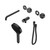 Serenity Progressive Shower System With Spout With Metal Handle And Hand Shower Trim Kit Only Gun Metal