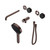 Serenity Progressive Shower System With Spout With Marquina Black Handle And Hand Shower Trim Kit Only Brushed Bronze