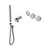 Serenity Progressive Shower System With Carrara Handle And Slim Shower Trim Kit Only Chrome