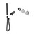Serenity Progressive Shower System With Carrara Handle And Slim Shower Trim Kit Only Gun Metal