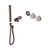 Serenity Progressive Shower System With Rome Travertine Handle And Slim Shower Trim Kit Only Brushed Bronze