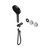 Serenity Progressive Shower System With Carrara Handle And Hand Shower Trim Kit Only Gun Metal