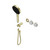 Serenity Progressive Shower System With Carrara Handle And Hand Shower Trim Kit Only Brushed Gold