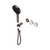 Serenity Progressive Shower System With Arabescato Corchia Handle And Hand Shower Trim Kit Only Brushed Bronze
