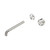 Serenity Progressive Wall Basin Mixer 220mm Spout With Metal Handle Trim Kit Only Brushed Nickel