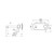 Dolce II Wall Basin/Bath Mixer Trim Kits Only Chrome
