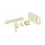 Dolce II Wall Basin/Bath Mixer Trim Kits Only Brushed Gold
