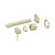 Dolce II Wall Basin/Bath Mixer Separate Back Plate Trim Kits Only Brushed Gold