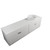 Eden Wall Hung Vanity 1800 2 Drawer White Kordura Top With Single Basin White