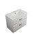 Eden Wall Hung Vanity 710 2 Drawer (Top/Bottom) Ceramic Piedra Top Custom Colour