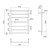 Mecca Towel Ladder 240V 7 Bar Heated Brushed Nickel