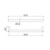 Mecca Towel Rail 240V Single Heated Gun Metal