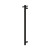 Mecca Towel Rail 240V Single Vertical Heated Matte Black
