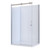 Anita Acrylic Shower 2 Sided 1200mm x 915mm Flat Wall Chrome Left Hand