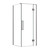 Ankara Door Set 2 Sided 900mm Chrome