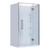 Ankara Acrylic Shower 3 Sided 1200mm x 900mm Corner Mould Chrome Standard Profile