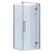 Ankara Acrylic Shower 2 Sided 1000mm x 1000mm Flat Wall Chrome Low Profile Offset Waste