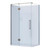 Ankara Acrylic Shower 2 Sided 1200mm x 915mm Flat Wall Chrome Low Profile Left Hand