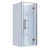 Ankara Acrylic Shower 3 Sided 1000mm Corner Mould Chrome Low Profile