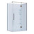 Ankara Acrylic Shower 2 Sided 1200mm x 915mm Corner Mould Chrome Low Profile Right Hand