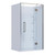 Ankara Acrylic Shower 3 Sided 1200mm x 915mm Corner Mould Chrome Low Profile