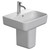 Elevate Slim Wall Basin With Shroud 450 x 380mm