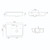 Elevate Slim Wall Basin 550 x 380mm Right