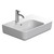 Elevate Slim Wall Basin 550 x 380mm Left