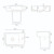 Elevate Slim Wall Basin With Shroud 450 x 290mm