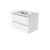 Velino Wall Hung Vanity White 900mm Handless Composite Stone Top