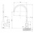 Pina Sink Mixer 200mm Gooseneck 6 Star Chrome