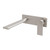 SwitchMix Teel Wall Basin/Bath Mixer Set 200mm Brushed Nickel