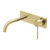 SwitchMix Vivid Slimline Wall Basin/Bath Mixer Set 180mm Brushed Gold