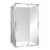 Horizon Framed Shower Enclosure 2 Sided Pivot Door 1200 x 900mm Right Hand Tray Silva Flat Wall