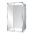 Horizon Framed Shower Enclosure 2 Sided Pivot Door 1200 x 1000mm Left Hand Tray Silva Flat Wall