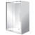Horizon Framed Shower Enclosure Alcove Sliding Door 900 x 1200 x 900mm Silva Flat Wall