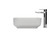 Tribute Above Counter Basin 600mm White No Taphole
