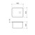 Undercounter Basin Laboratory Vitreous China White