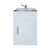 Boston Laundry Tub 560mm Wide Door Model With Tap On Console