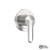 Slique Shower Mixer Fusion Plus 110mm Brushed Stainless Finish