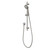 Maku MK2 Satinjet Rail Shower Brushed Nickel