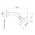 Maku MK2 Wall Shower Brushed Nickel