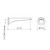 Maku MK2 Wall Mounted Bath Spout Brushed Nickel