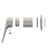 Maku MK2 Shower Mixer Trim Kit Brushed Nickel