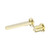 Pure Wall Basin/Bath Mixer SS316L Progressive Separate Back Plate Brushed Gold