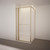 Tivoli Inslide Shower 1000 x 1000mm Metallic Corner Contour Plus Wall Centre Waste